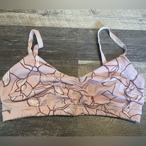JoyLab Floral adjustable strap sports bra Size Medium
